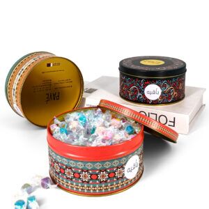 Large 18OZ Multifunction round metal tins